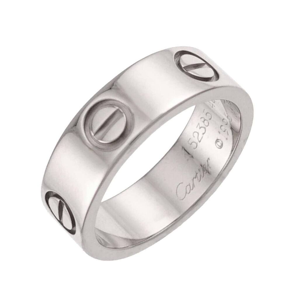 Cartier Love Ring #48, 18K WG (White Gold 750)